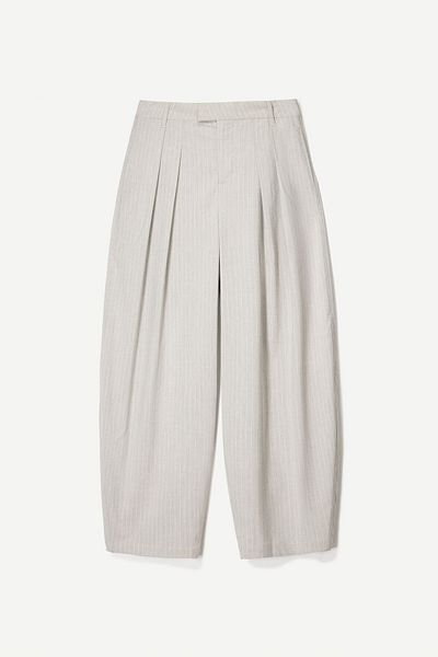 Bershka Tailored Fit Balloon Trousers Ramadan
