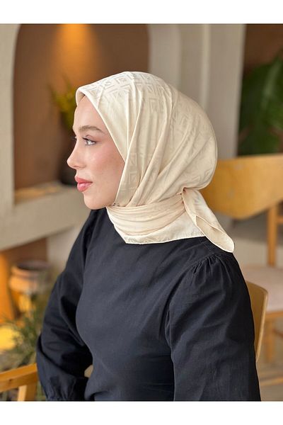 Modakaşmir Eșarfă cu model etnic din seria Jacquard mătăsoasă