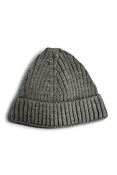 Mevo Unisex Knitwear Short Brown Skullcap Beanie