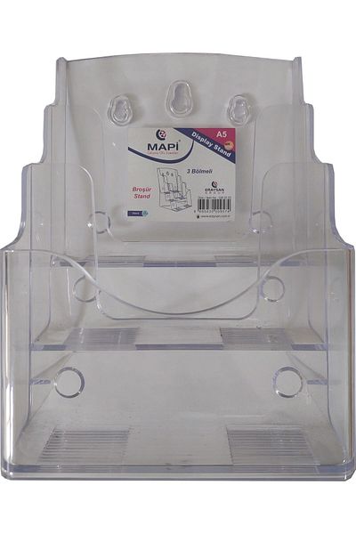 Mapi A5 Flyer Stand - 3 Pockets Map