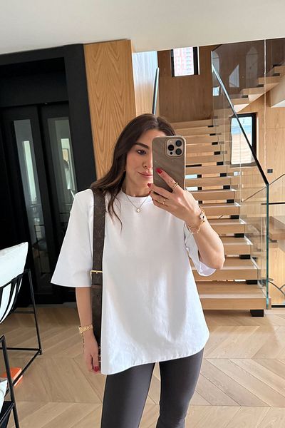 Özge Özgenç Π.Χ. Μπλουζάκι Oversize με επένδυση