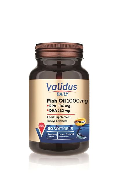 Validus Daily Omega-3 1000 Mg - 30 Softgels
