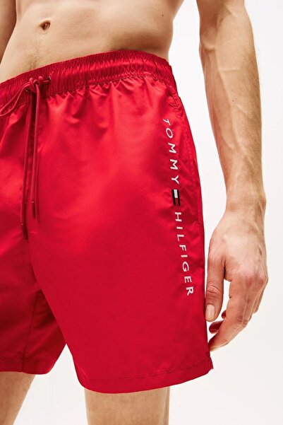 Tommy Hilfiger MEDIUM DRAWSTRING Erkek kırmızı Mayo UM0UM03258XLD