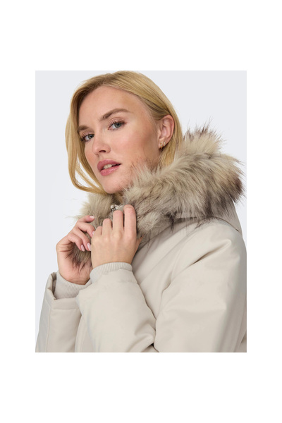 ONLY New Katy Women's Cream Coat (15300633-Mbm)