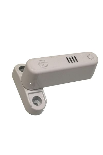 Adilon Burglar and Child Safety Lock with Alarm - Safety Latch with Alarm - White