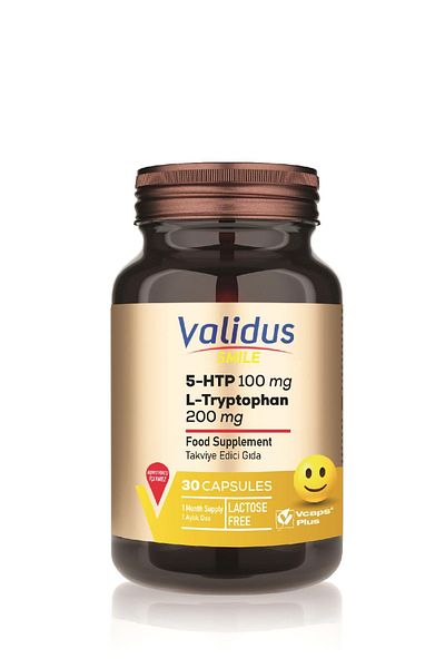 Validus Smile 5-Htp 100 Mg 30 Capsules
