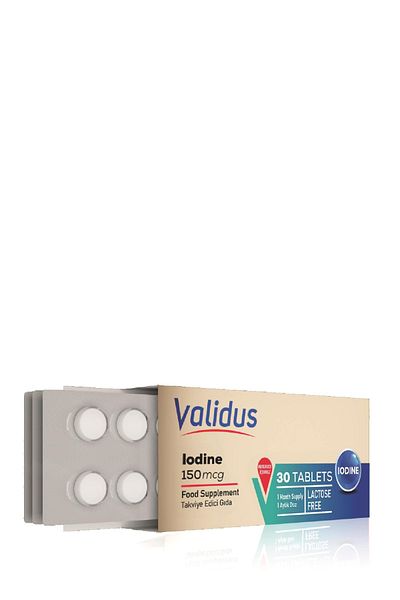 Validus Iodine 150 Mcg 30 Blister Tablets