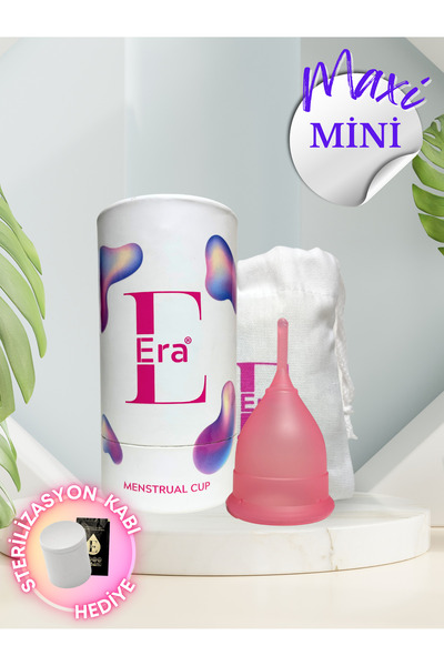 Silicone Era Era Cup - Maxi Mini / Menstrual Cup Sterilizasyon Kabı Hediyeli ...