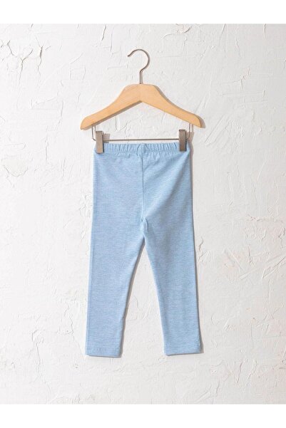 LC Waikiki Beli Lastikli Baskılı Kız Bebek Uzun Tayt (S1)