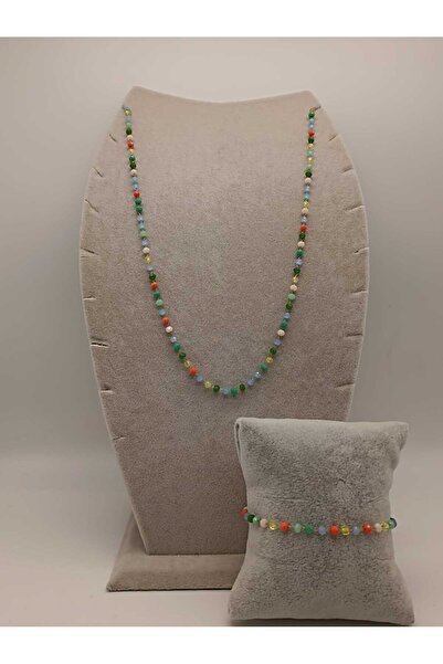 TLSMACCESORIES ÇELİK ZİNCİR KOLYE RENKLİ