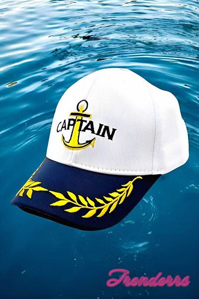 Trenderrs Unisex Back Adjustable Sailor Captain Hat