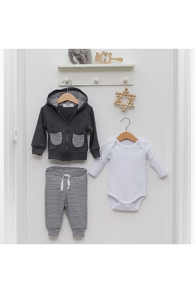 limebabies Nipperland 100% Cotton 3-Piece Body Set