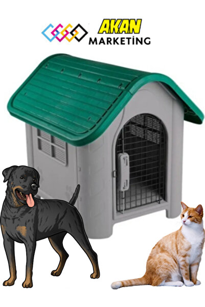 akan marketing Plastik Kedi Ve Köpek Kulübesi Kapılı 85x71x66 Cm