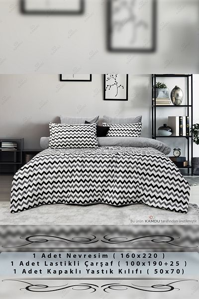 embays collection Set cuvertură de pilota unică - Elastic și luxos, set cuvertură de pilota din bumbac