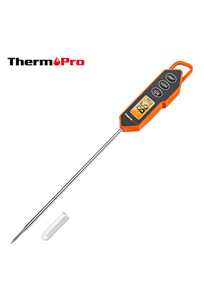 Choice ميزان حرارة رقمي للشواء من ThermoPro TP01H مزود بإضاءة خلفية وشاشة LCD...