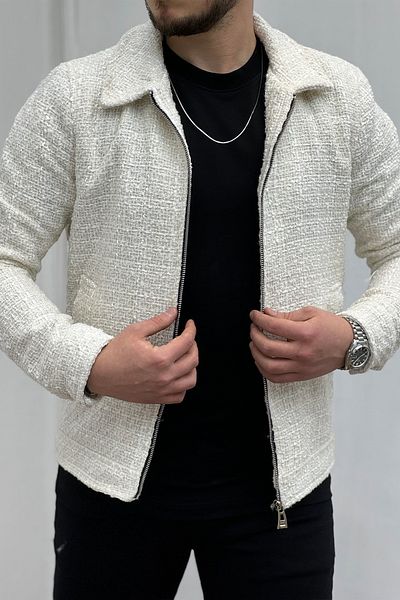 Moderk Seasonal Textured Fabric Regular Fit Men's Jacket