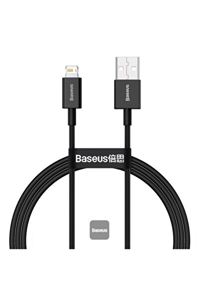 Baseus كابل بيانات شحن سريع من سلسلة Superior Series USB إلى iP 2.4A بطول 1 متر، أسود