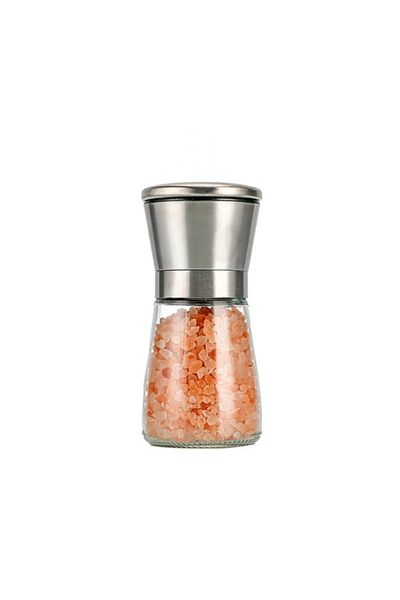 Choice 1pc Ergonomic Adjustable Ceramic Core Pepper Sea Salt Grinder Stainless Steel Portable Spice Mill Fo