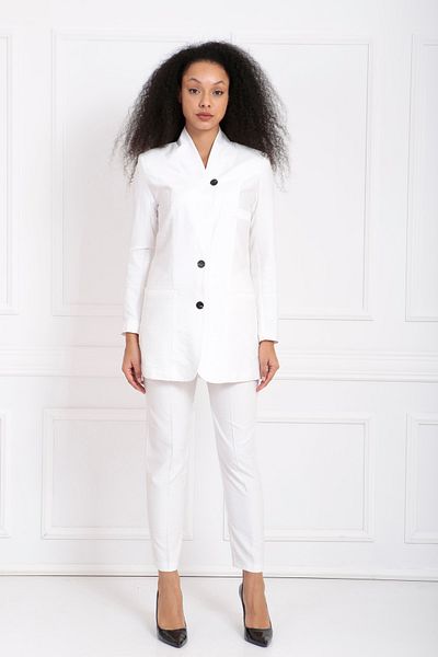 Sense Suit 2 Piece Set| Ckt32688 White