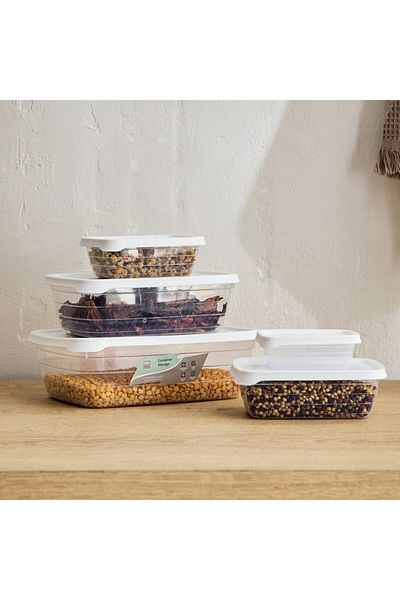 Home Box Spectra 5-Piece Pearl Container Set