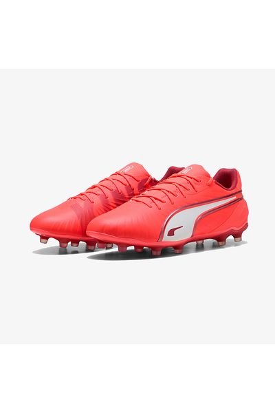 Puma King Match Fg/Ag Men's Red Turf Football Shoes