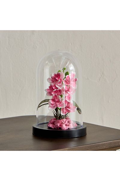 Home Box Taria Glass Floral Arrangement 11x11x18 cm
