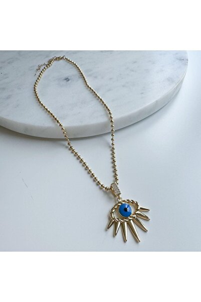 Venus Design çelik mavi göz kolye