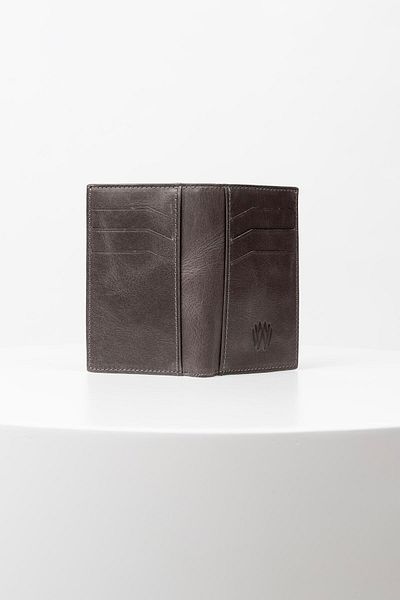 BAYDERİ Bayderi Cassy Genuine Leather Vertical Card Holder Wallet