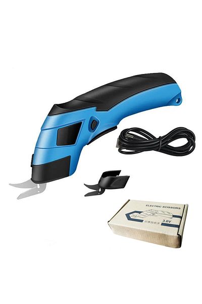 JACK LIFE Scissors Set JANGKLIFE DIY Electric Scissors Cloth Cutting Leather Tailor Tungsten Carbide Blades Po