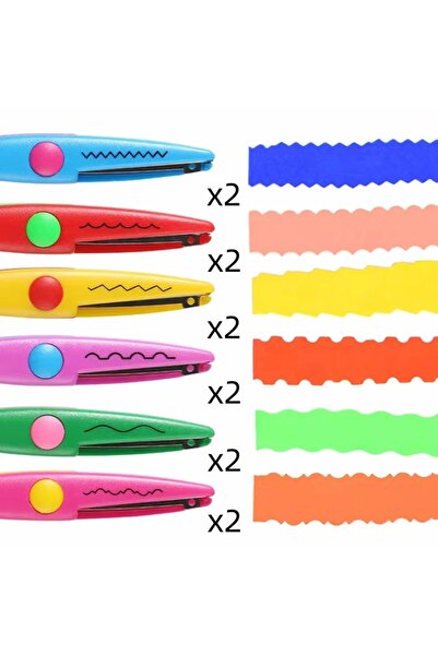 Choice1 2 Set 6pcs/Set Scissors Wavy Pattern Paper Cutter DIY Handmade Tools ...