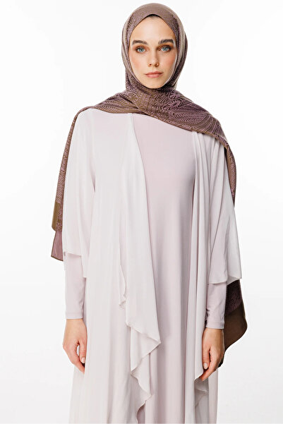 Mooncorn Mayra Desen Double-Sided Shawl Dark Khaki-Dark Dusty Rose