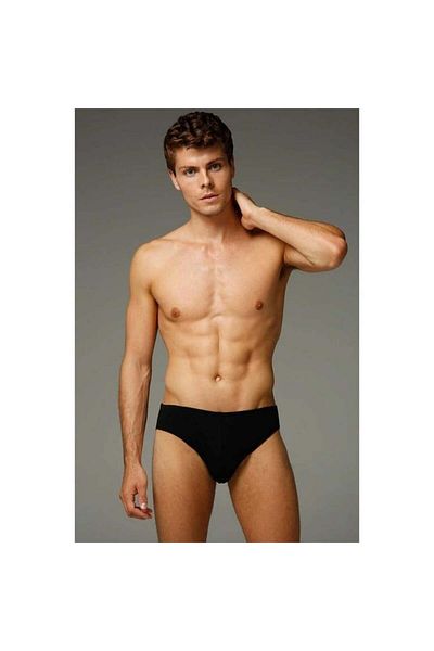 Eros Ers040 Thin Ανδρικό Slip (ΔΙΠΛΗ ΣΥΣΚΕΥΑΣΙΑ) - Μαύρο
