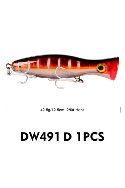 Choice طُعم صيد السمك COLOR D PROBEROS 1 قطعة 13 سم 43 جرام طُعم صناعي صلب مع...