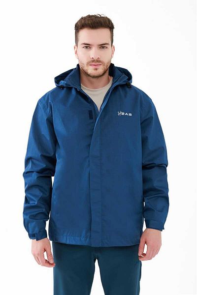 2AS Ανδρικό αδιάβροχο παλτό Navy Blue Waterproof Plug III - Tpsmfbfw23