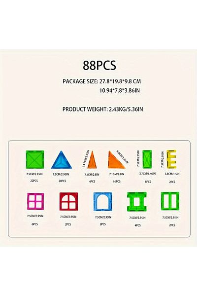Choice MT84 ToylinX Building Puzzle Accessories Magnetic Designer Construction Set Educational Constructor