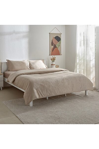 Home Box طقم غطاء لحاف سوبر كينج مكون من 3 قطع من القطن المطبوع الفاخر الجاكا...