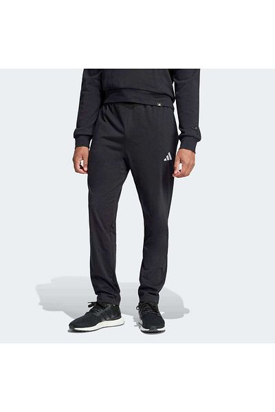 adidas Pantaloni de sport Essentials cu logo mic din jerseu