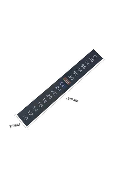Choice 10pcs/lot 10-40℃ Lcd Digital Adhesive Thermometer Strip, Stick On Thermometer Tape For Brewing W...