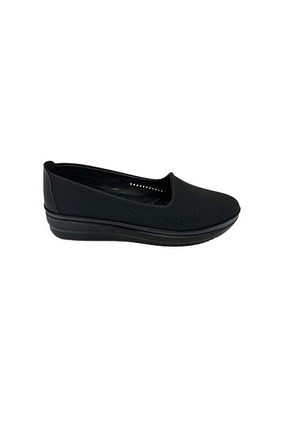 Ayzen Black Matte Daily Women's Ballerina Shoes Ckr00942 - 39