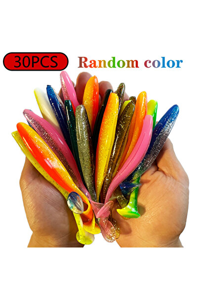 Choice 7 سم - 2 جرام لون عشوائي - 30 قطعة 1-100 قطعة ذيل على شكل حرف T 70 مم ...