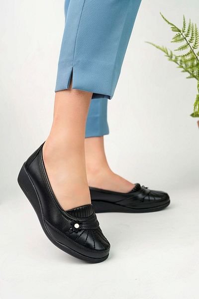 ALTUNTAŞ Full Orthopedic Ballerina Shoes Mother Shoes Casual Shoes Classic Shoes