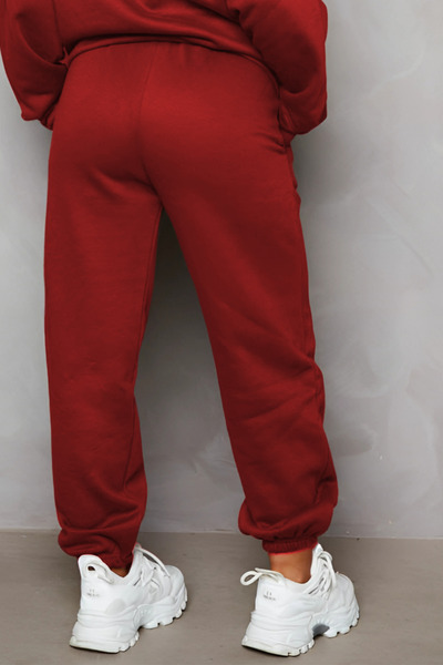 YAKAMEL Kadın Paçası Lastikli Cepli Spor Eşofman Altı