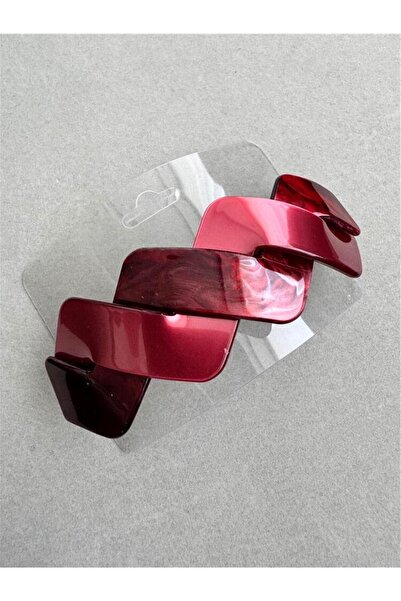 Pelin Aksesuar Бордовий спіральний автоматичний замок