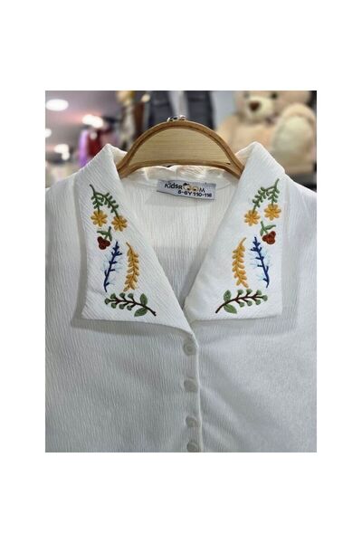 KİDSROOM Kidsroom Yelekli Gömlekli 3'lü Kız Çocuk Takım