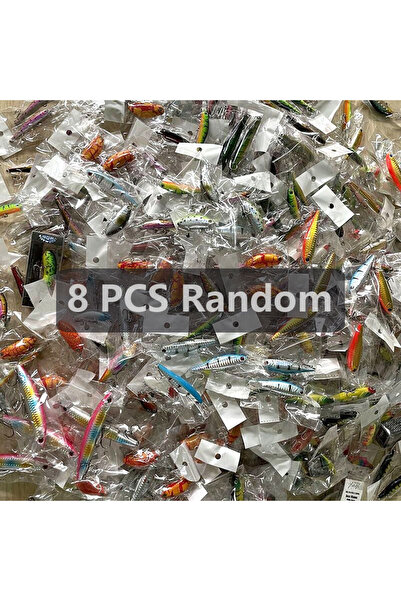 Choice مجموعة من 8 قطع عشوائية من الطعوم الصناعية لصيد الأسماك، 5 - 20 جرامًا من الطعوم الصناعية اليابانية لصيد الأسماك