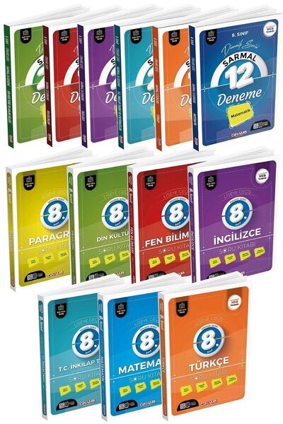 Dinamo Yayınları 8. Sınıf Sarmal Denemeler Ve Soru Bankaları Set 13 Kitap .2026