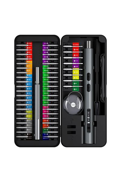 Choice 58 in 1 set Precision Electric Screwdriver Sets 58 in 1 Tools Rechargeable Mini Small Kit Wireless B