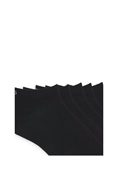 HUGO Altılı pakette pamuk karışımlı logolu soket çorap