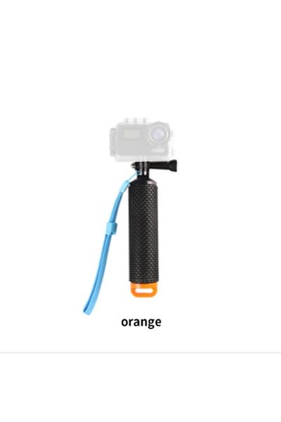 HONGDAK Orange#ff6600 Action Camera Water Floating Hand Grip For Gopro 12 11 10 9 8 Underwater Gopro Hand St