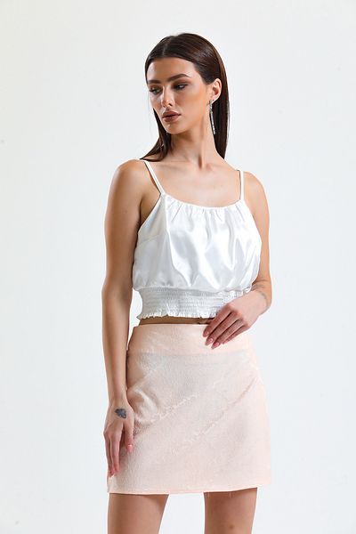 Sense Fusta mini jacquard_etk32609 Pulbere